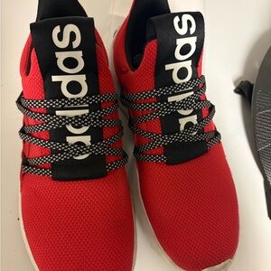 Adidas Red and Black Sneakers